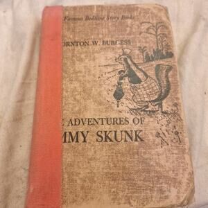 The Adventure of Jimmy Skunk Bedtime Stories Thornton W Burgess Vintage HC